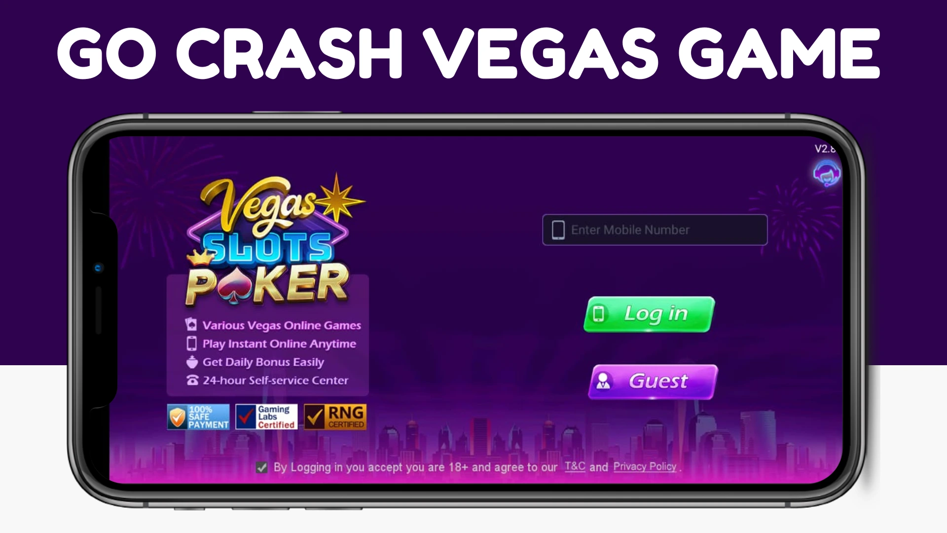 Go Crash Vegas online